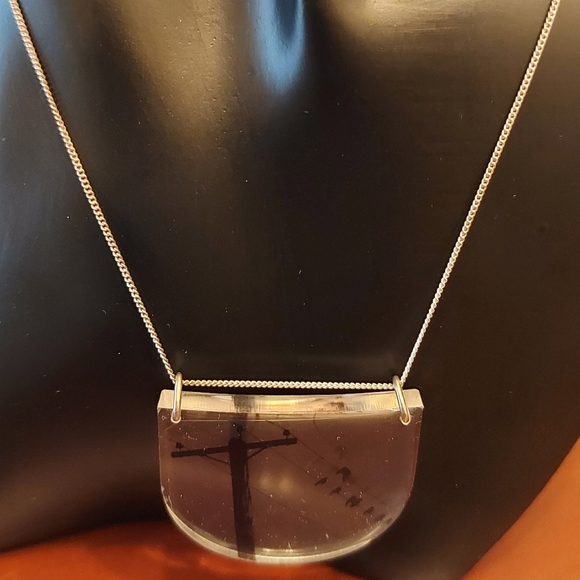 Sterling silver statement necklace - Picture 9 of 9